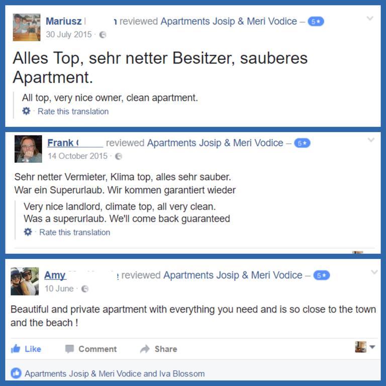 Apartments Meri Водице Екстериор снимка